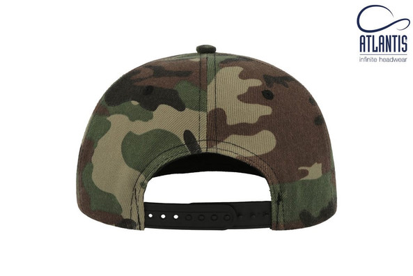 Atlantis AT090 - 5 panel flat visor cap
