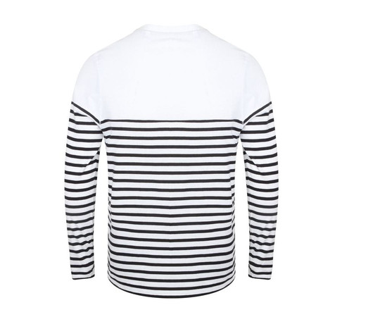 Front row FR134 - Breton Gestreept T-Shirt Met Lange Mouwen.