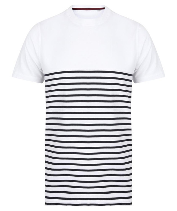 Front Row FR135 - SHORT SLEEVED BRETON T-SHIRT