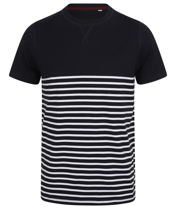 Front Row FR135 - SHORT SLEEVED BRETON T-SHIRT