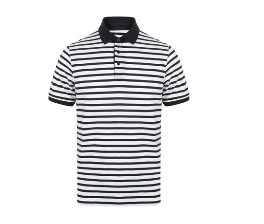 Front Row FR230 - Striped Jersey Polo Shirt
