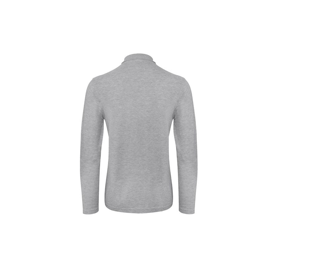 B&C ID1LS - Langarm Herren Poloshirt aus 100% Baumwolle