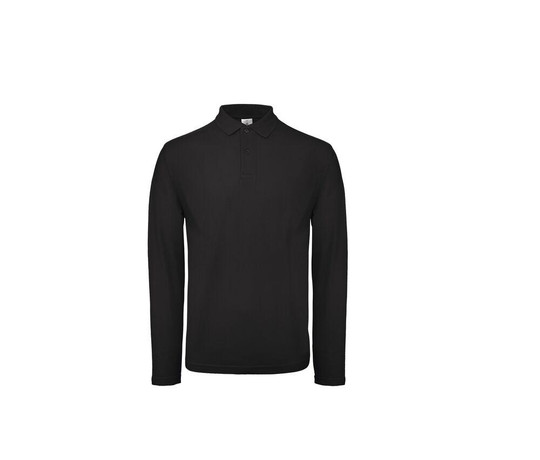 B&C ID1LS - Langarm Herren Poloshirt aus 100% Baumwolle
