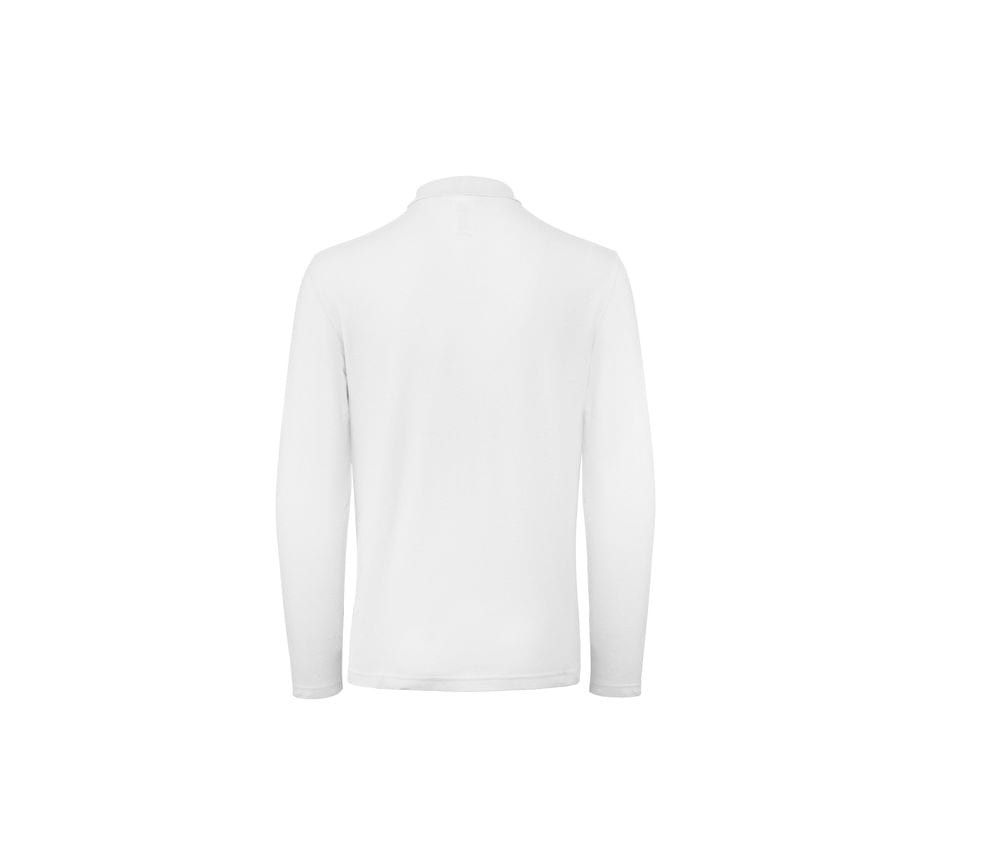 B&C ID1LS - Langarm Herren Poloshirt aus 100% Baumwolle