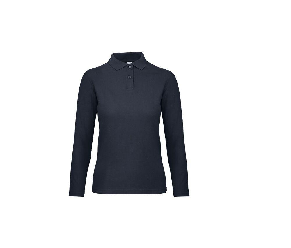 B&C ID1LW - Polo Maniche Lunghe Donna
