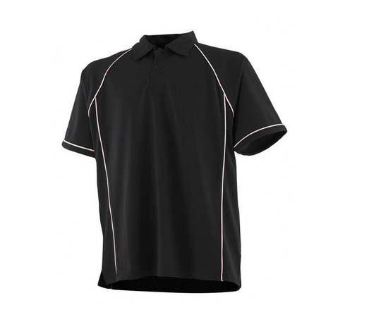 Finden & Hales LV370 - Men's piped performance poloshirt