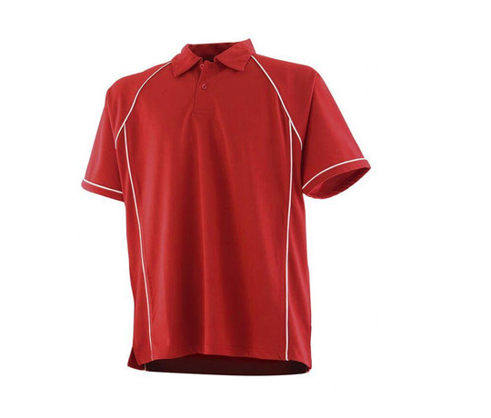 Finden & Hales LV370 - Men's piped performance poloshirt