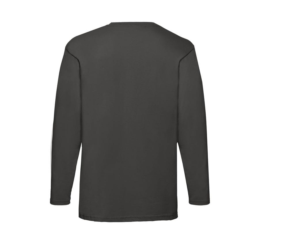 Fruit of the Loom SC233 - Långärmad T-shirt i 100% bomull herr
