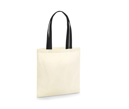 Westford mill W801C - EARTHAWARE™ ORGANIC BAG FOR LIFE - CONTRAST HANDLES