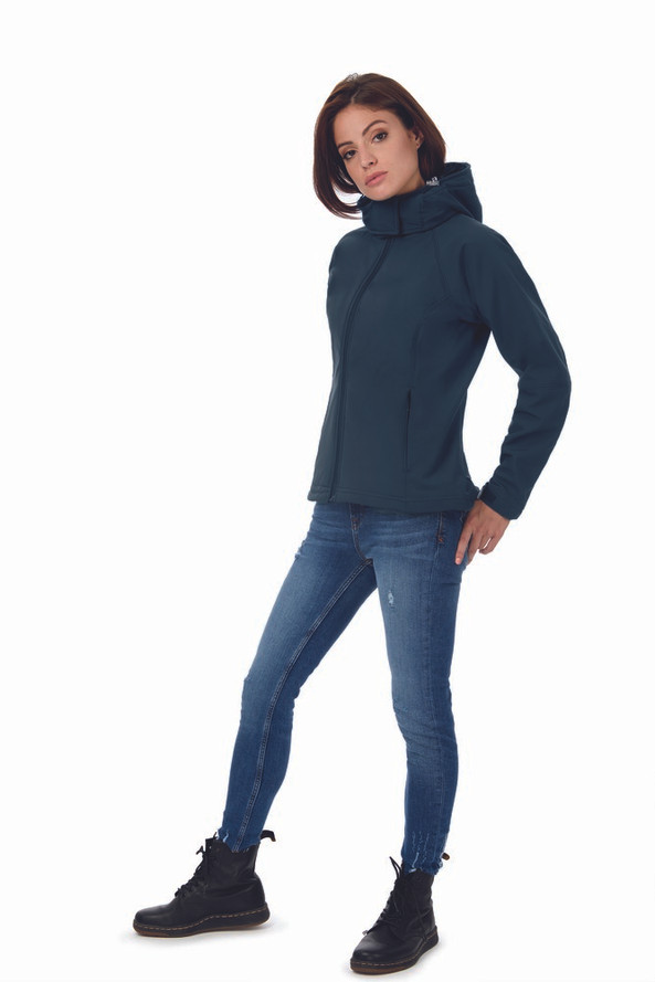 B&C BC660 - HOODED SOFT-SHELL WOMEN