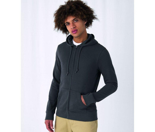 B&C BCU35B - Organische Zipped Hoodie