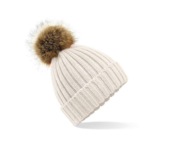 Beechfield BF412 - Big mesh Pop Pom beanie

