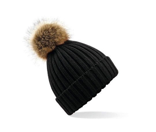 Beechfield BF412 - Big mesh Pop Pom beanie
