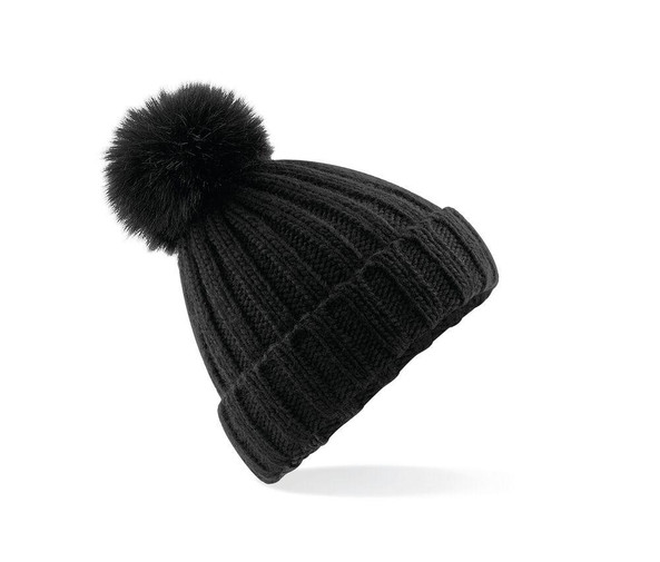 Beechfield BF413 - Cappello lavorato a maglia  Pop pom pom