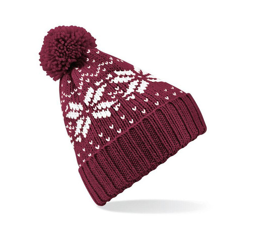 BEECHFIELD BF456 - FAIR ISLE SNOWSTAR BEANIE