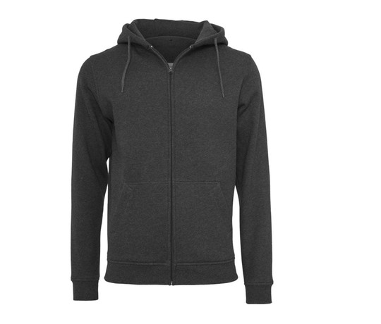 Build Your Brand BY012 - Zware zip-up hoodie
