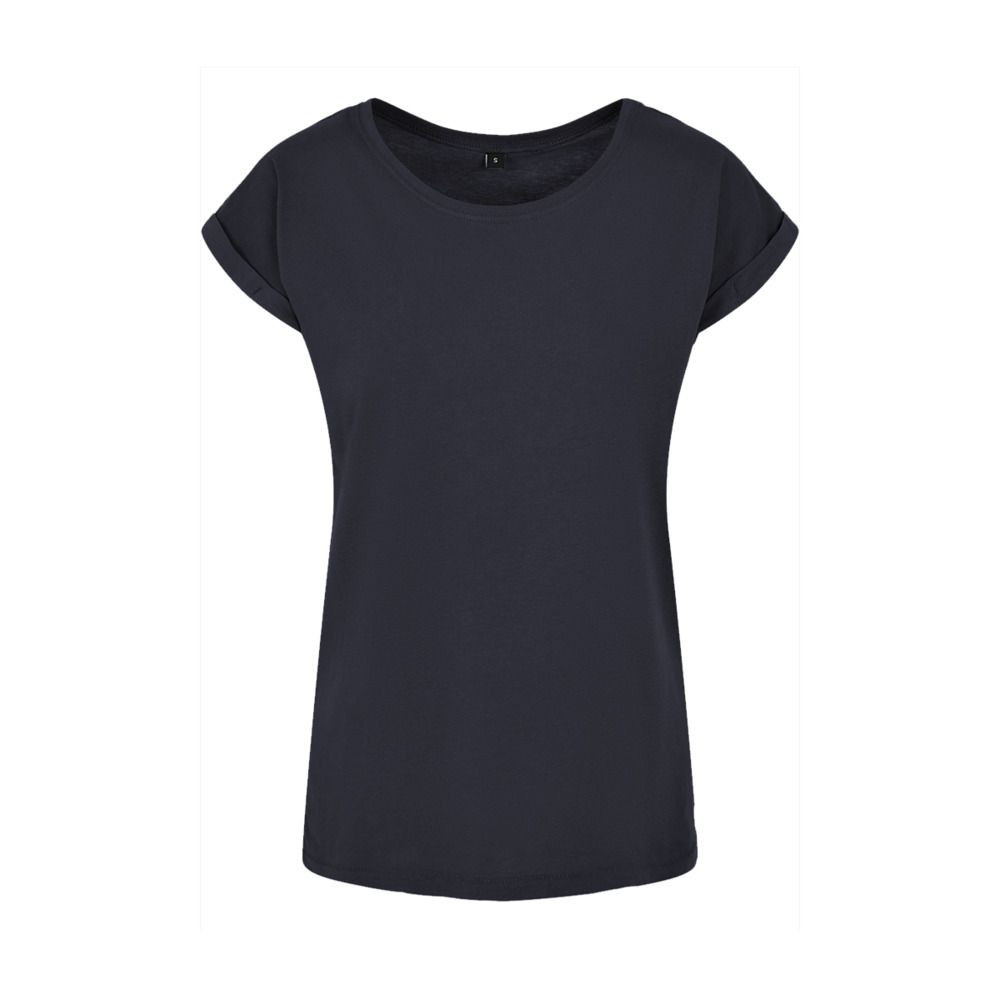 Build Your Brand BY021 - Naisten Extended Shoulder Tee