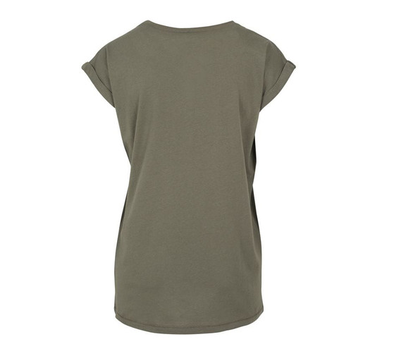 Build Your Brand BY021 - Camisola de Senhora com Extensão no Ombro 