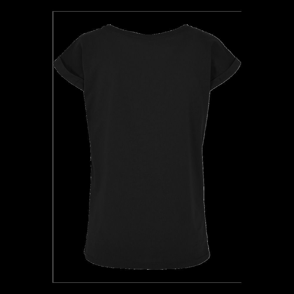 Build Your Brand BY021 - Verlenge Schouders T-shirt Dames