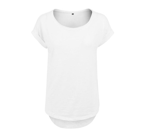 Build Your Brand BY036 - T-shirt con retro lungo