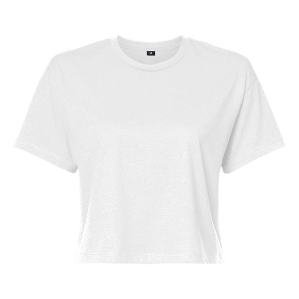 BUILD YOUR BRAND BY042 - T-shirt femme "cropped"