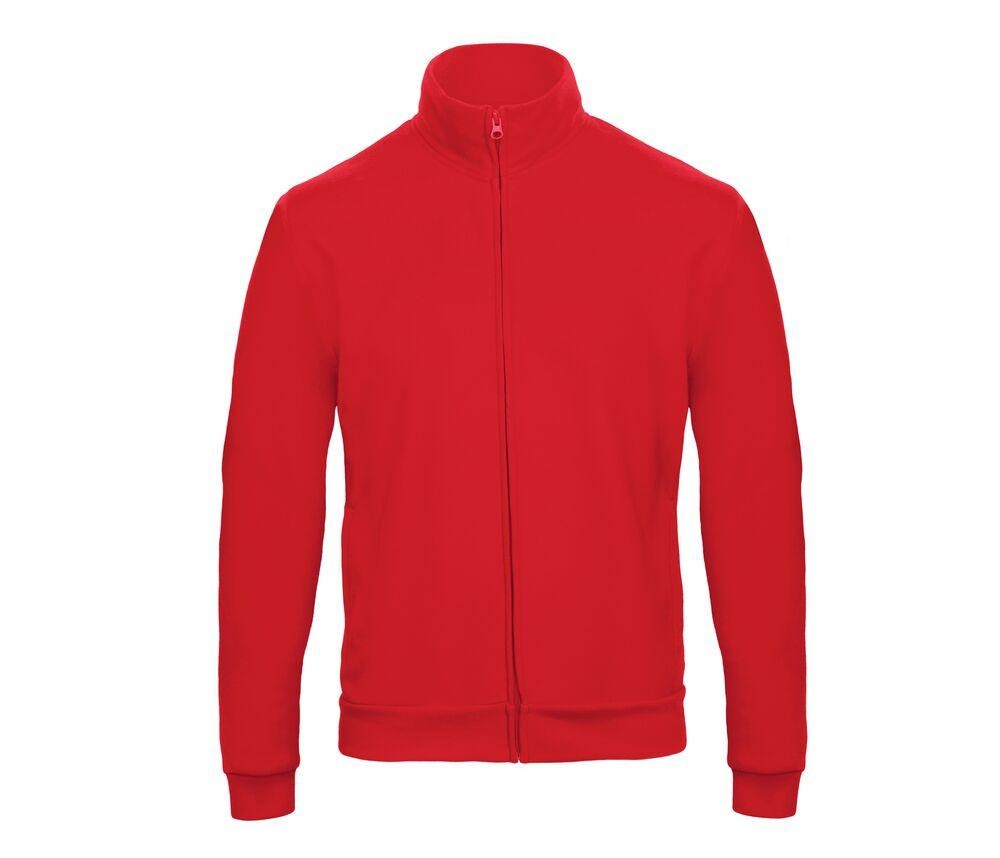 B&C ID206 - Polycotton zipped sweatshirt