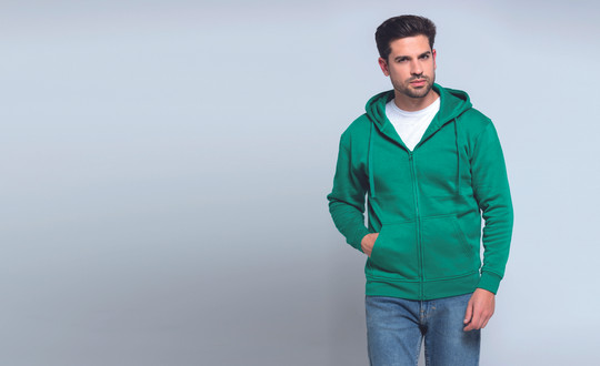 JHK JK297 - Sweat capuche zippé