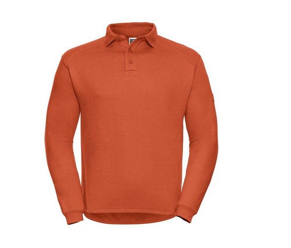 Russell JZ012 - Moletom polo masculino com gola