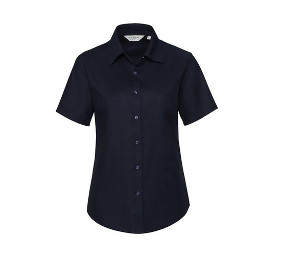 Russell Collection JZ33F - Ladies' Short Sleeve Easy Care Oxford Shirt