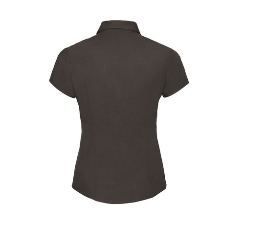 RUSSELL COLLECTION JZ47F - LADIES' SHORT SLEEVE FITTED STRETCH SHIRT