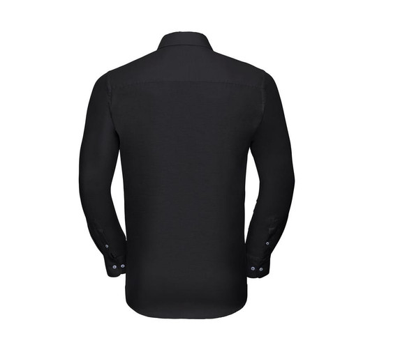 Russell Collection JZ922 - Camicia uomo Oxford maniche lunghe