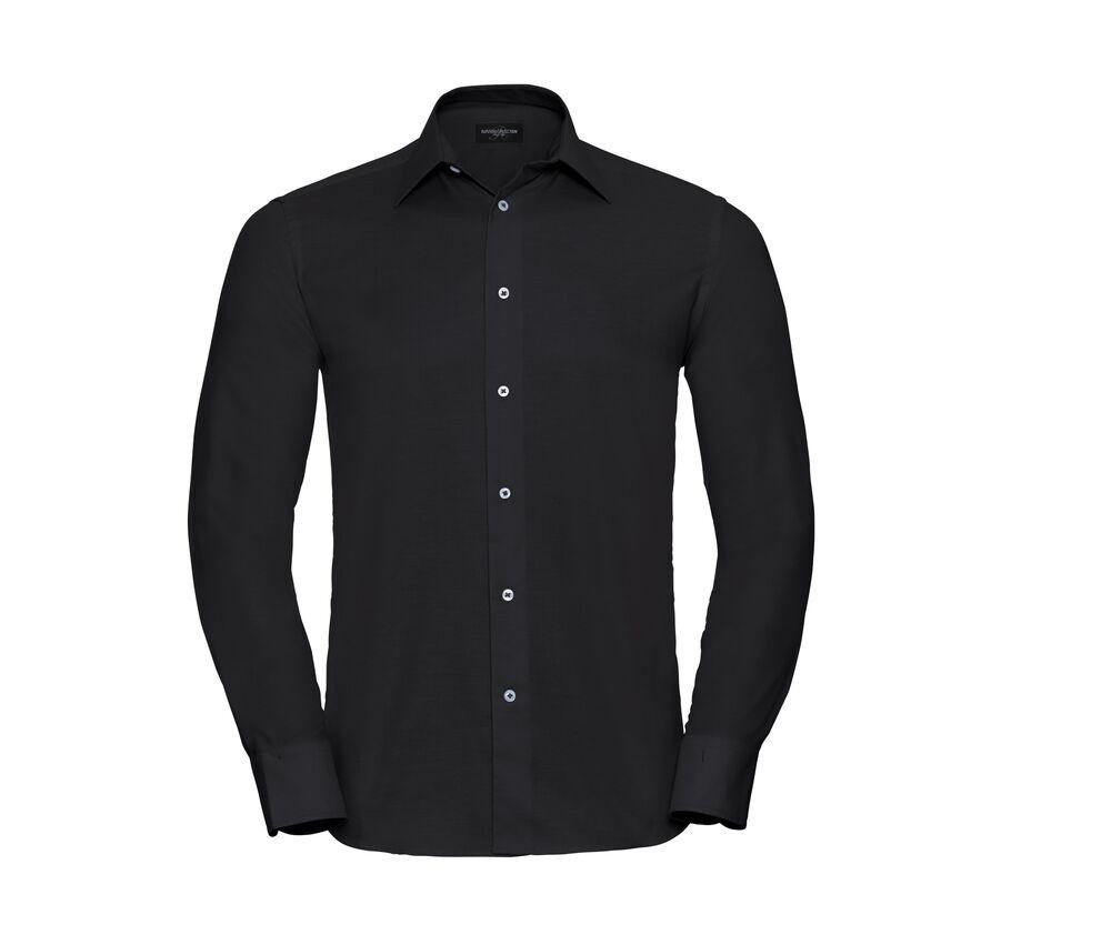 RUSSELL COLLECTION JZ922 - MEN'S LONG SLEEVE TAILORED OXFORD SHIRT