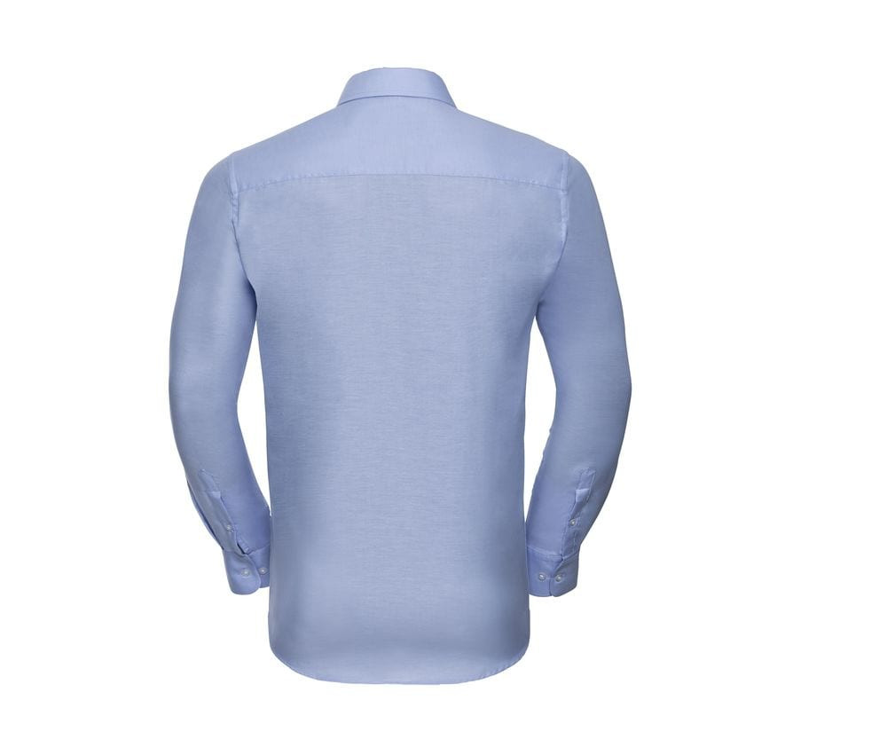 RUSSELL COLLECTION JZ922 - MEN'S LONG SLEEVE TAILORED OXFORD SHIRT