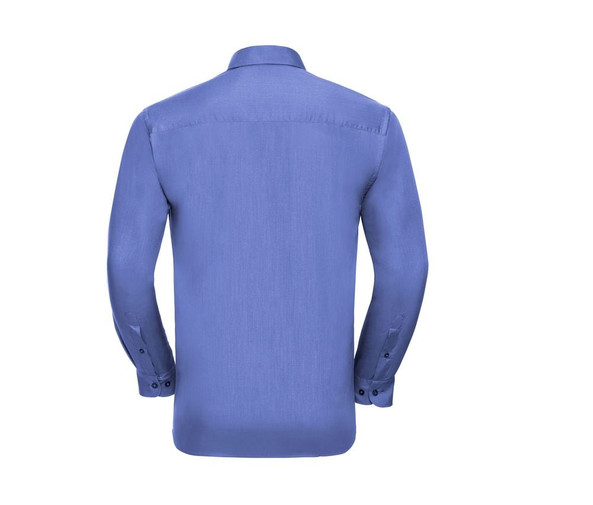 Russell Collection JZ934 - Men's Long Sleeve Polycotton Easy Care Poplin Shirt