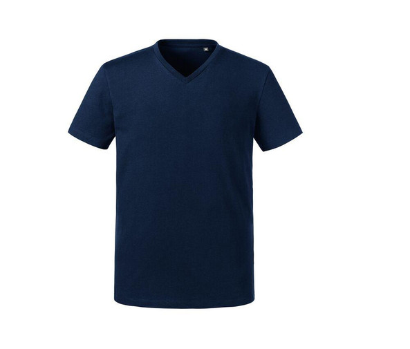 RUSSELL RU103M - Men's organic V-neck T-shirt