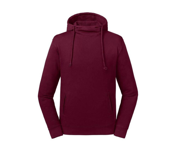 Russell RU209M - Pure Organic high neck hooded sweatshirt