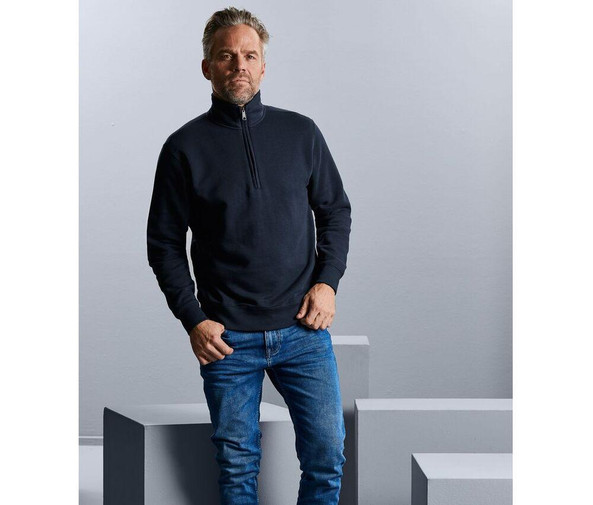 Russell RU270M - Authentic zipped neck sweatshirt