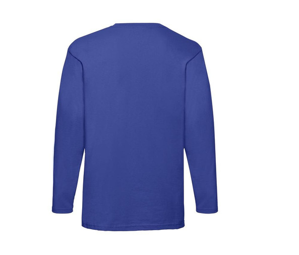 Fruit of the Loom SC233 - Långärmad T-shirt i 100% bomull herr