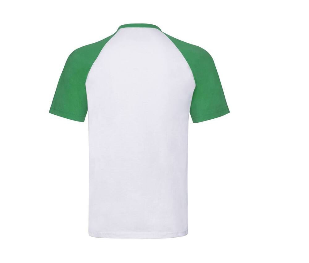 Fruit of the Loom SC237 - Korte Mouw Baseball T (61-026-0)