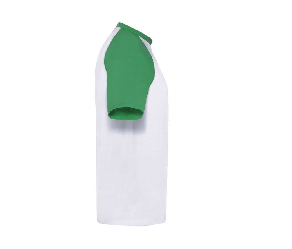 Fruit of the Loom SC237 - Korte Mouw Baseball T (61-026-0)