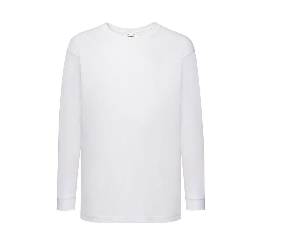 Fruit of the Loom SC6107 - Maglietta a maniche lunghe per bambini