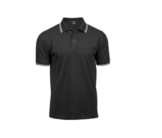 Tee Jays TJ1407 - Polo uomo di lusso elasticizzata a righe