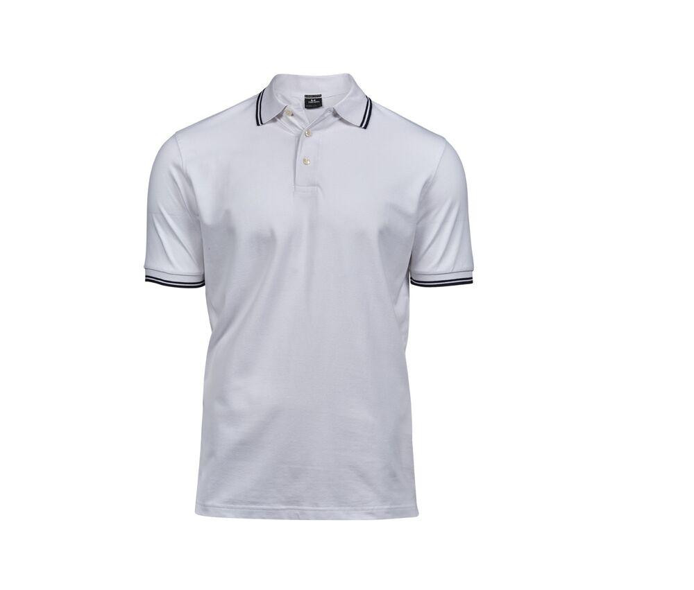 Tee Jays TJ1407 - Heren Luxe streep stretch polo