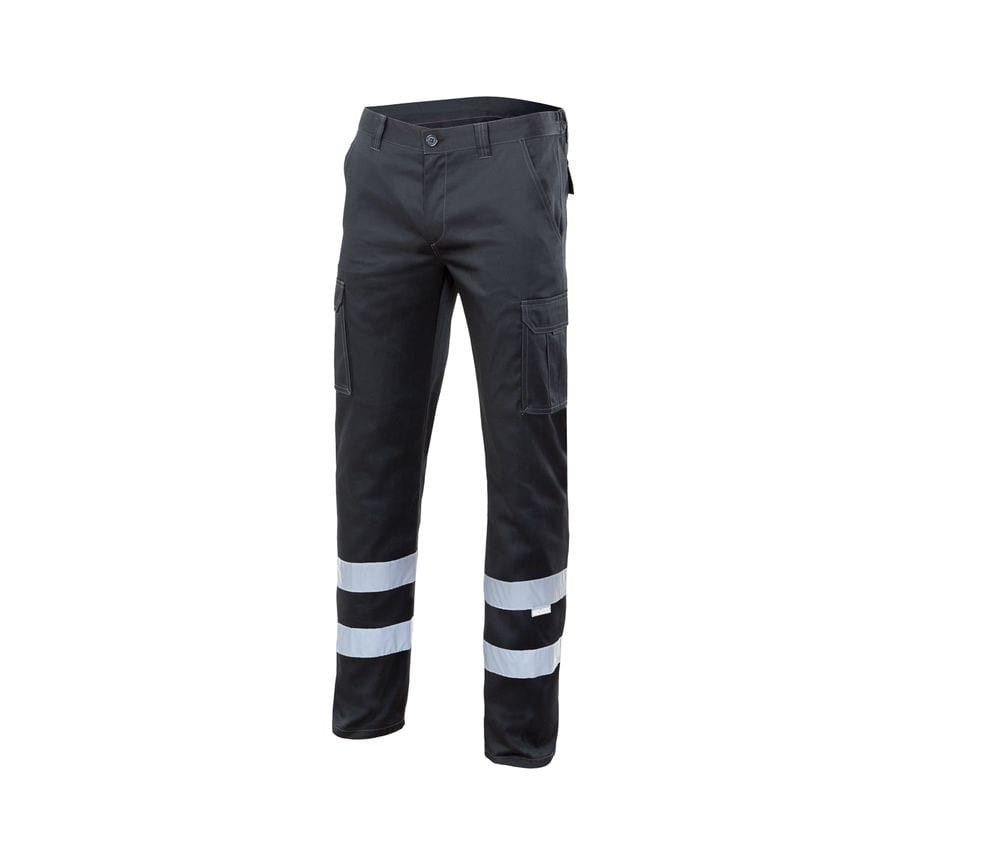 VELILLA V3014S - Stretch Hose mit reflektierendem Band & mehreren Taschen
