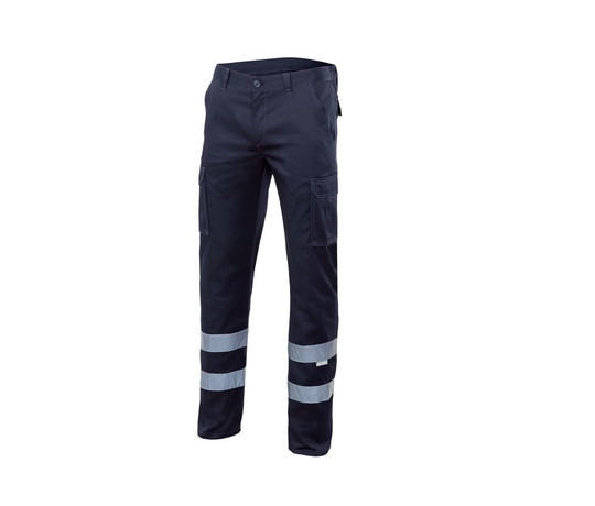 VELILLA V3014S - MULTI-POCKET STRETCH TROUSERS WITH REFLECTIVE TAPE