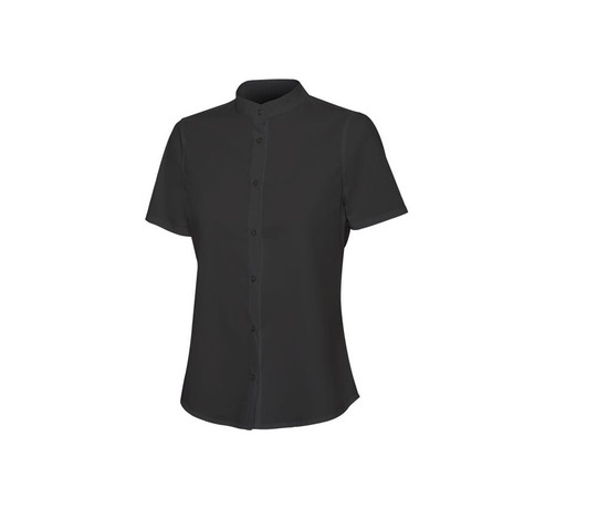 VELILLA V5014S - Mao collar short-sleeve shirt