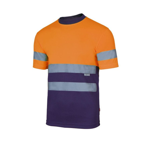 VELILLA V5506 - TWO-TONE HIGH VISIBILITY TECHNICAL T-SHIRT