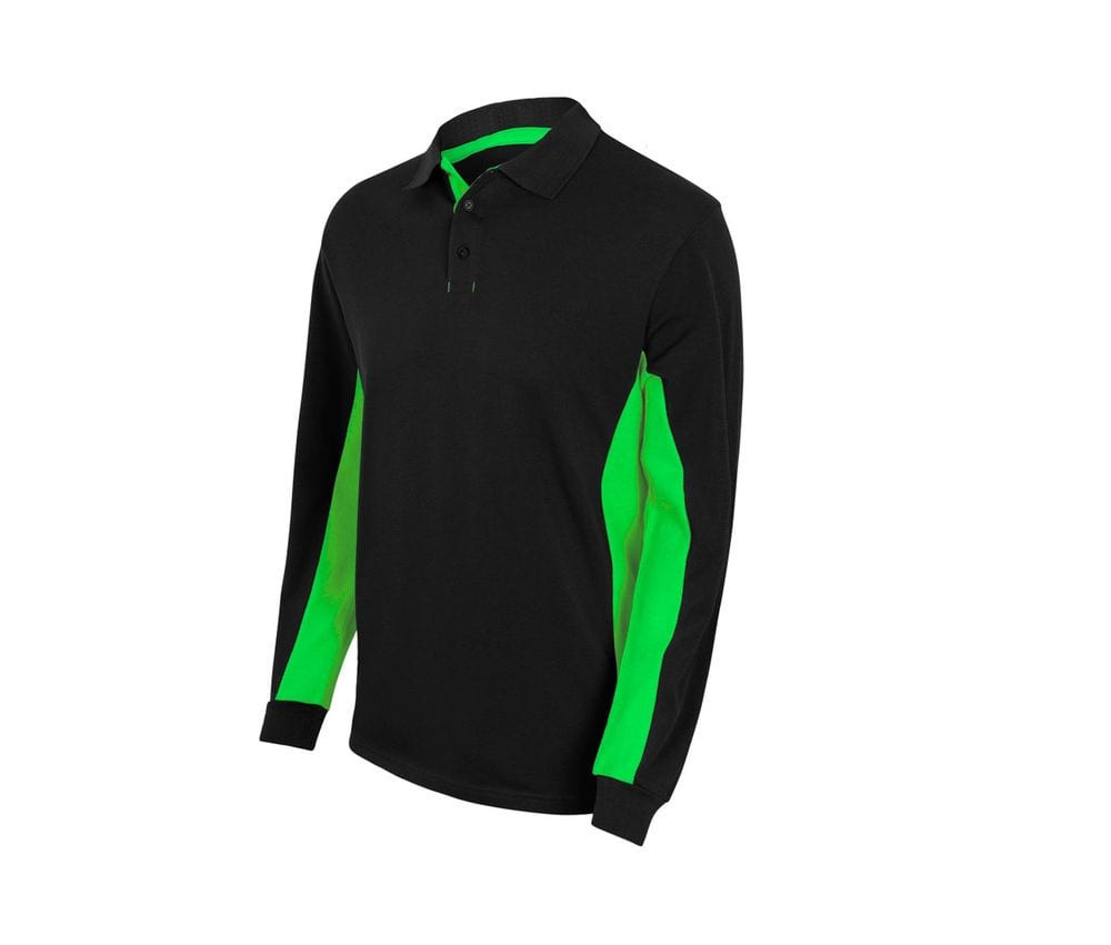VELILLA V5514 - Two-Tone Polo Shirt Long Sleeves