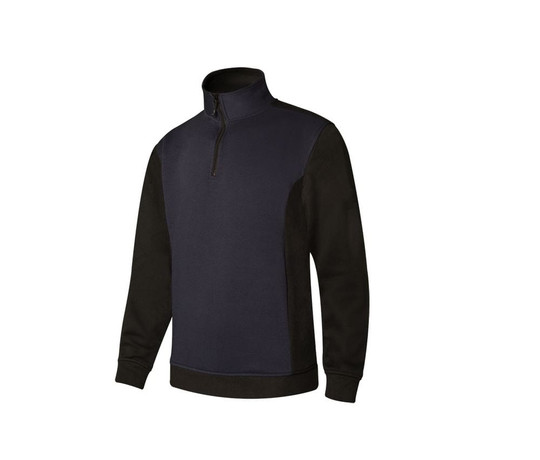 VELILLA V5703 - TWO-TONE HALF ZIP SWEATSHIRT