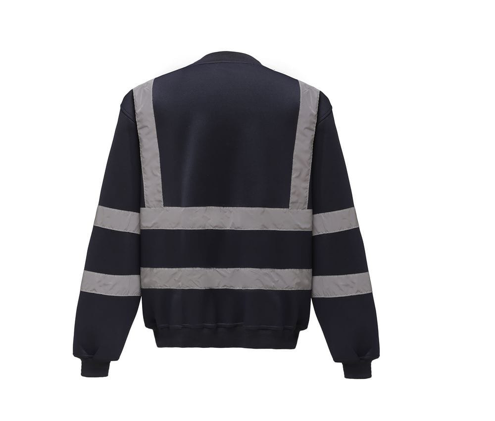 Yoko YK510 - Rundhalsad sweatshirt med hög synlighet